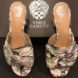 Vince Camuto Sharrey Block Heel Mules Sandal